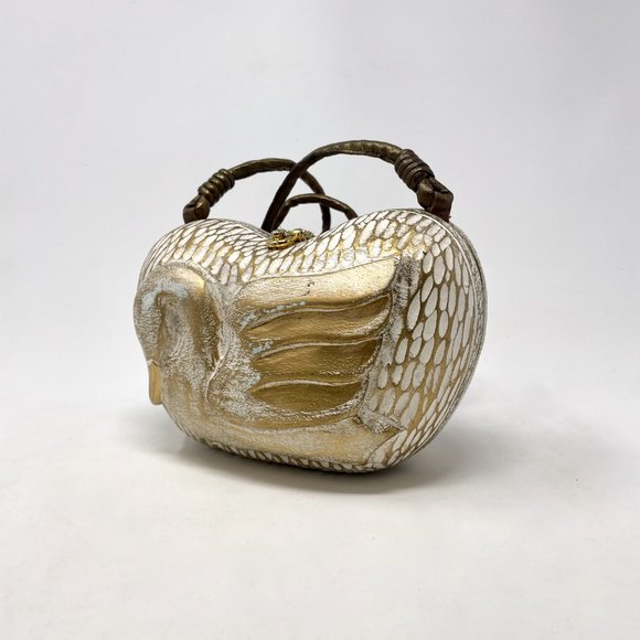Vintage Timmy Woods Handmade Crossbody Swan Purse Beverly Hills Collection - Picture 3 of 14
